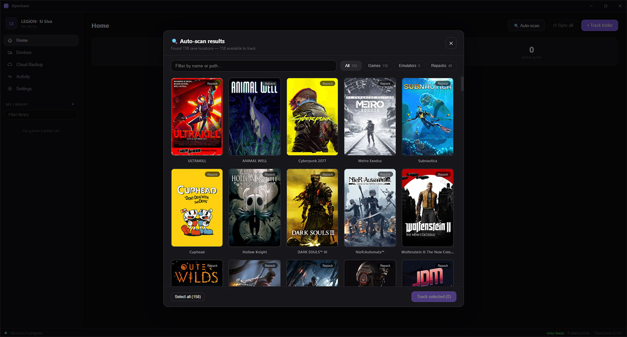 エミュレーターのセーブをPCとSteam Deck間で自動同期!アカウント不要の『OpenSave』v2.2.3が公開