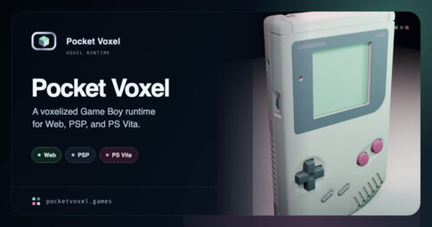 初代『ポケモン』を3D化する『Pocket Voxel』がブラウザ対応！ PSP／PS Vita版もWeb上で生成可能に