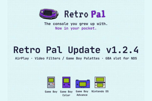 iPhone向けエミュレーター『Retro Pal』v1.2.4が配信。AirPlayによるテレビ出力やDSのスロット2にGBAソフトを装着する機能に対応