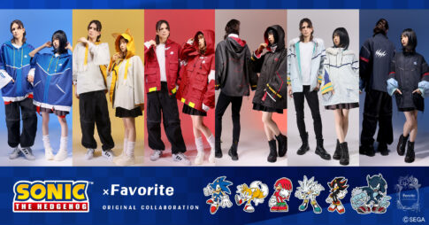 ソニック、テイルス、ウェアホッグまで服になる！『ソニック』×Favoriteの6種アパレルが予約開始