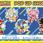HIP HOP姿のソニックたちが渋谷・大阪に！35周年の『ソニック』POP UP SHOPが開催中