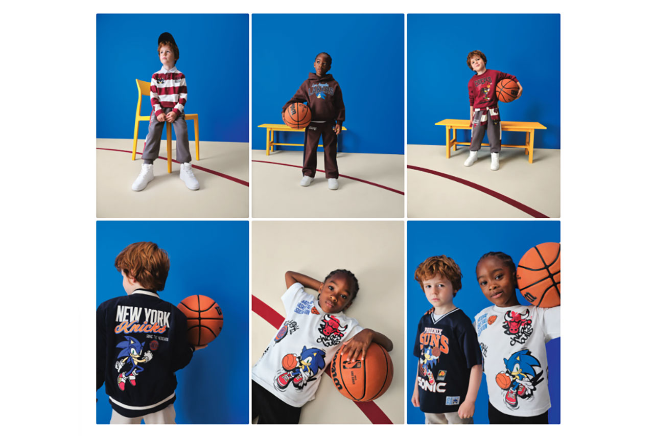 ソニック×NBAがまさかのキッズ服に! Primark限定コレクションが英国・アイルランドで登場