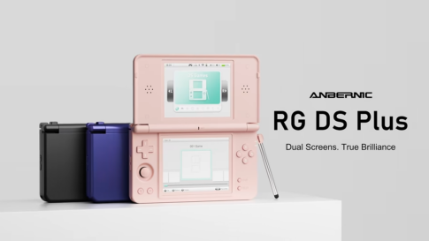 ANBERNICが二画面携帯機「RG DS Plus」を正式ティザー！収納式スタイラスと新エミュレーター「NNDDSS」を公開