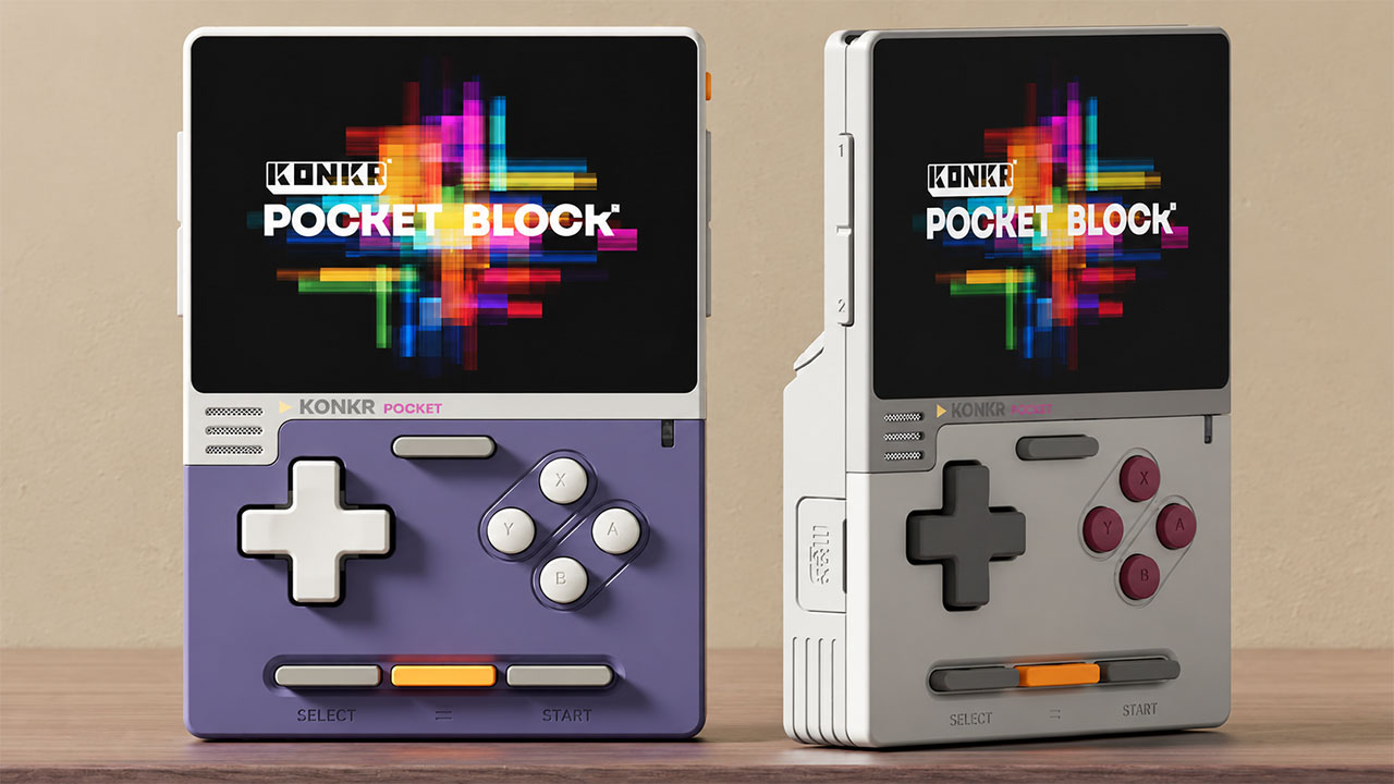 3.33型・4:3液晶の「KONKR Pocket BLOCK」が予約開始。早期価格79ドルから、10月末出荷予定