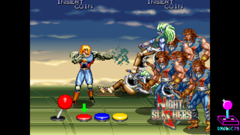 MiSTer FPGA版『Night Slashers』v1.8公開！16スロットのセーブステートと大規模映像修正を追加