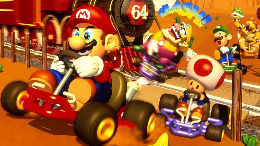 『Road Rash 64』で『マリオカート64』全16コースを走れる！ PC再コンパイル版v1.4.0にROM取り込み機能