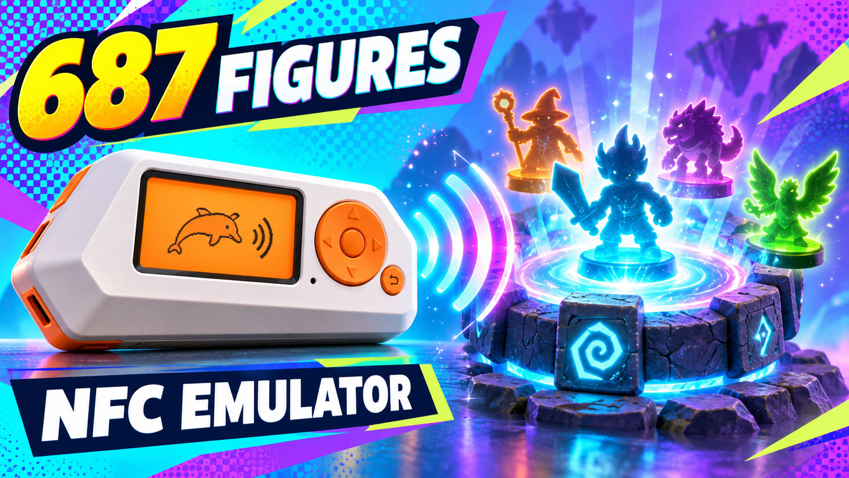 Flipper Zeroが687種類の『Skylanders』フィギュアを再現――実物ポータルで進行データの読み書きにも対応