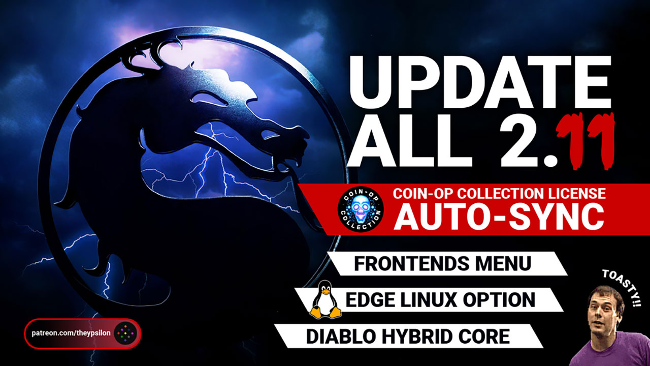 MiSTer FPGA「Update All 2.11」が公開。Coin-Opライセンス導入やフロントエンド切替を自動化