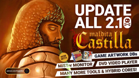 MiSTer FPGA用『Update All 2.10』公開！39種類のゲーム画像DBを自動導入、Hybrid Coreや各種ツールも追加