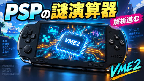 PSPの謎演算器「VME2」解析成果を開発者が公開!画像処理やFFT、N64移植などで活用進む