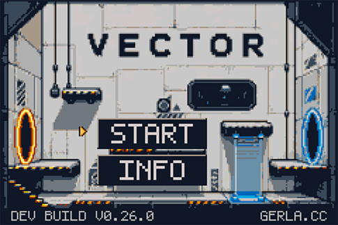 GBAでポータルをつなぐパズルに挑戦！『VECTOR』6ステージのデモを配布