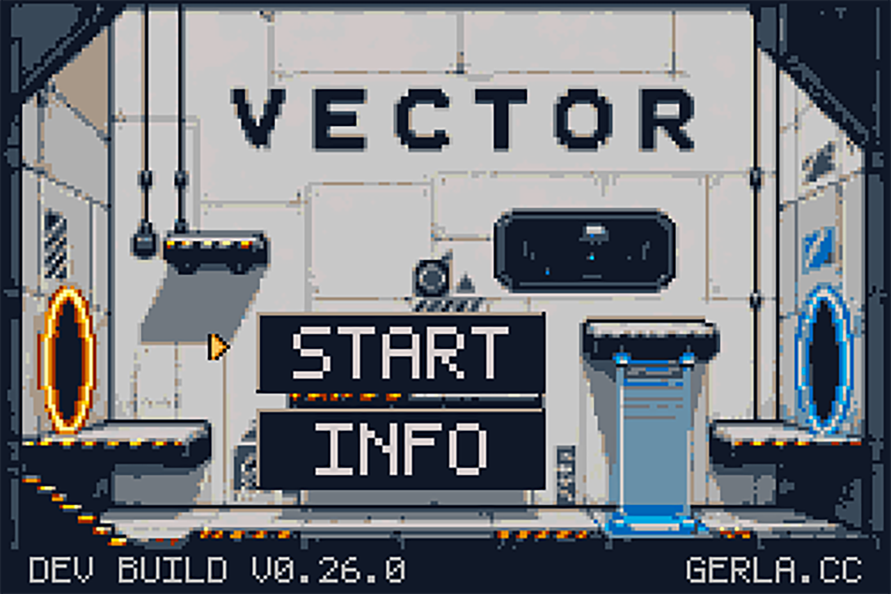 GBAでポータルをつなぐパズルに挑戦！『VECTOR』6ステージのデモを配布