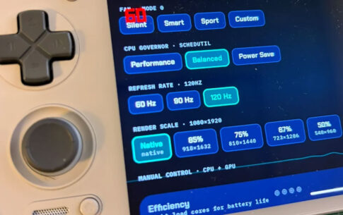 Retroid Pocket Flip 2の後期ロットに120Hzパネル混在か。公式仕様は60fpsのまま、複数ユーザーが実機確認