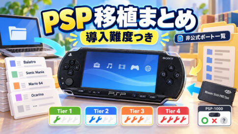 PSP向け非公式移植がこんなに！『Balatro』『ソニックマニア』などを導入難度別に探せる一覧が公開