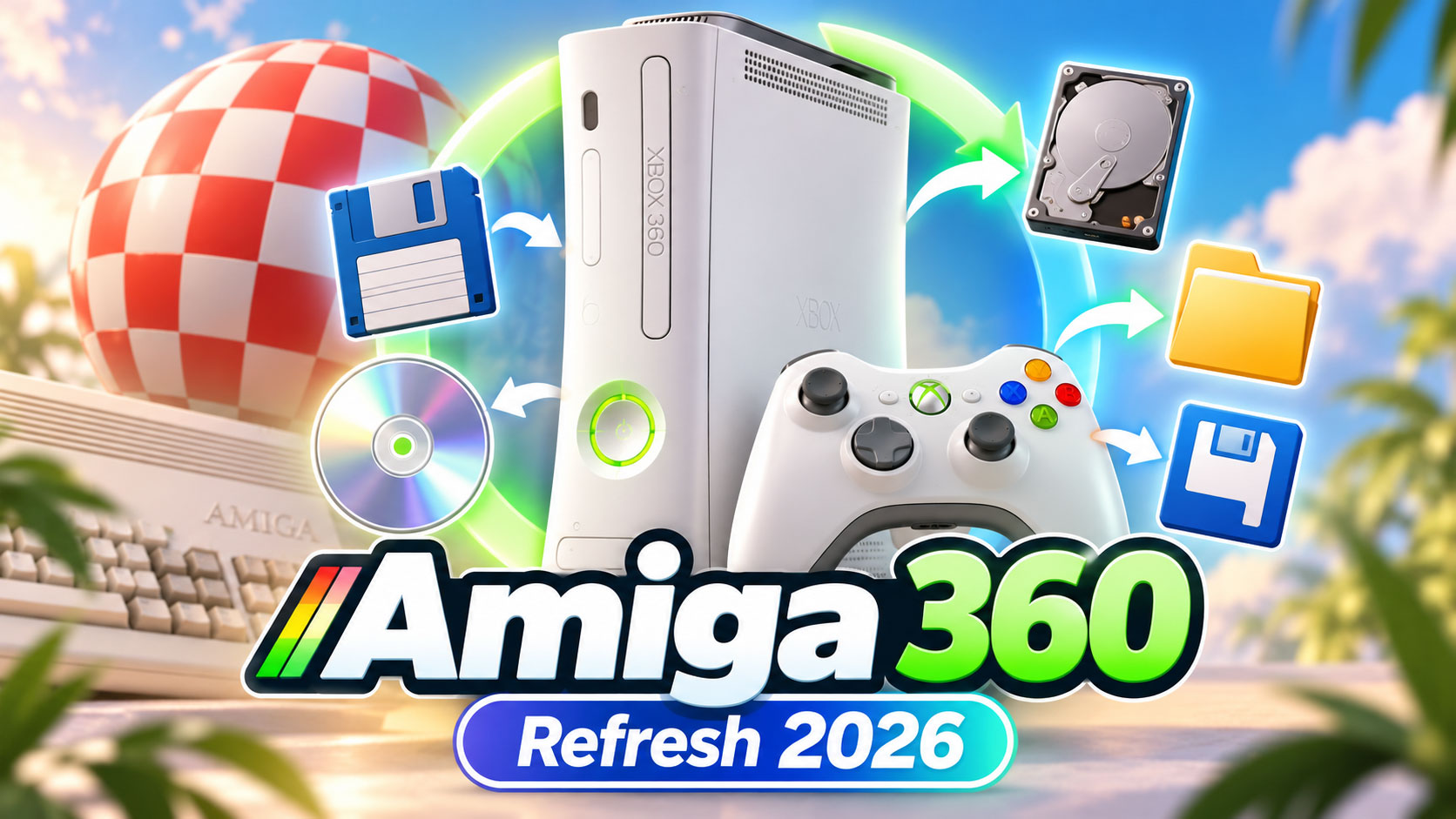 Xbox 360でAmigaを快適に!「Amiga 360 Refresh 2026」公開、WHDLoad・HDF・ISO・RTGに対応