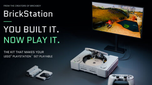 LEGOのPlayStationが本当に遊べるゲーム機に!? Raspberry Pi搭載「BrickStation」が登場