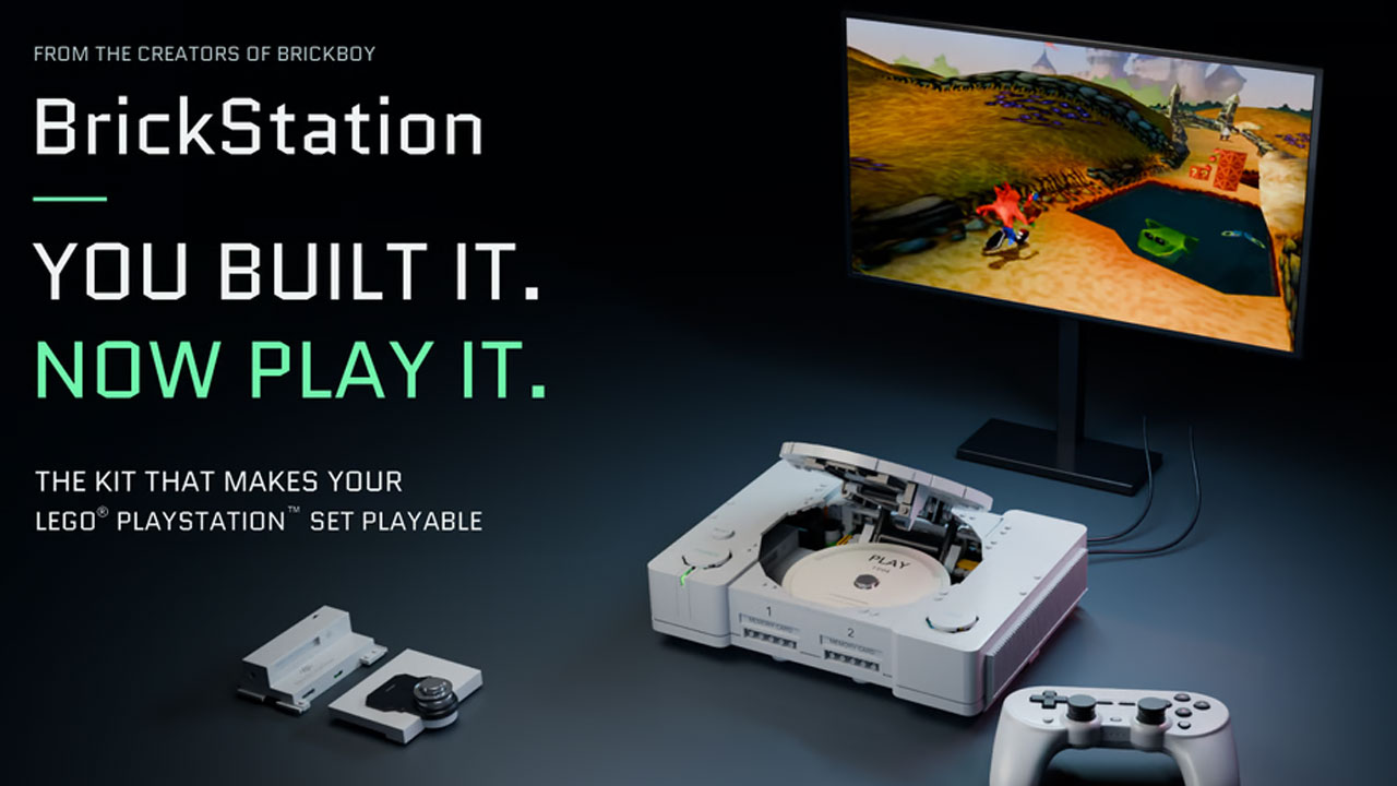 LEGOのPlayStationが本当に遊べるゲーム機に!? Raspberry Pi搭載「BrickStation」が登場