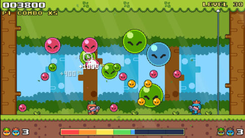 『ポンピングワールド』風の新作『Bubbles Invasion』が無料公開！ 25ステージやふたり協力プレイを収録
