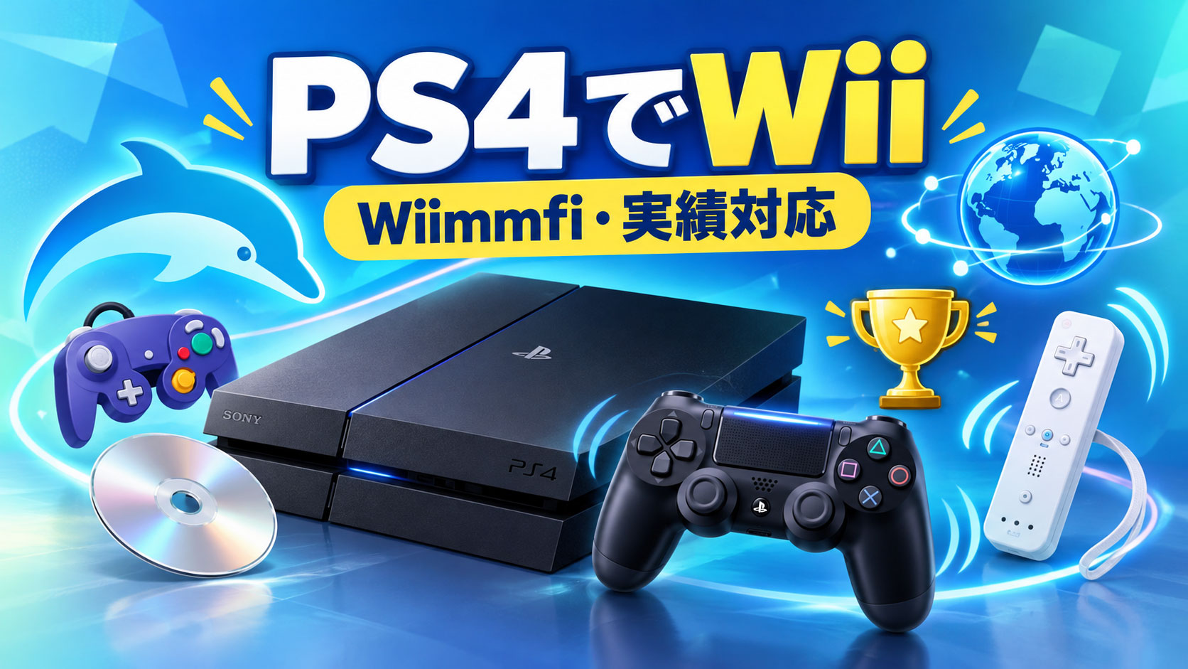 脱獄PS4向けDolphinがWiimmfi＆RetroAchievementsに対応！「Dolphin Lab v50.35」実験版が公開