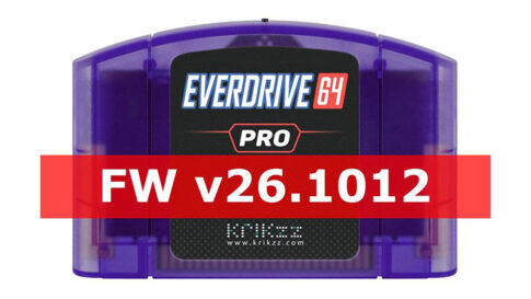 EverDrive-64 PROがついにセーブステートに対応！ 最新ファームウェアv26.1012が公開