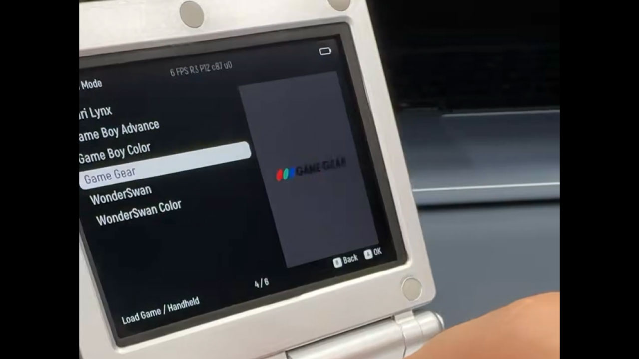 FPGA版GBA SP『FPGBA SP』の新UIが公開！ セーブステートや画面拡大、フィルター機能などのメニューを披露