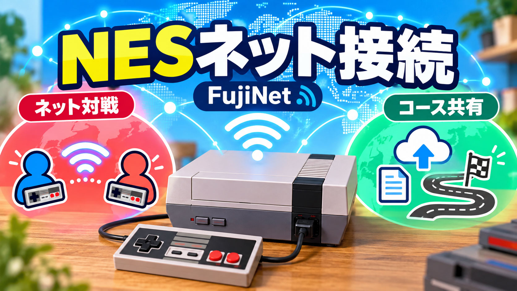 ファミコンをネット接続!?「FujiNet」のNES対応が始動。『エキサイトバイク』のコース共有やネット対戦も実演