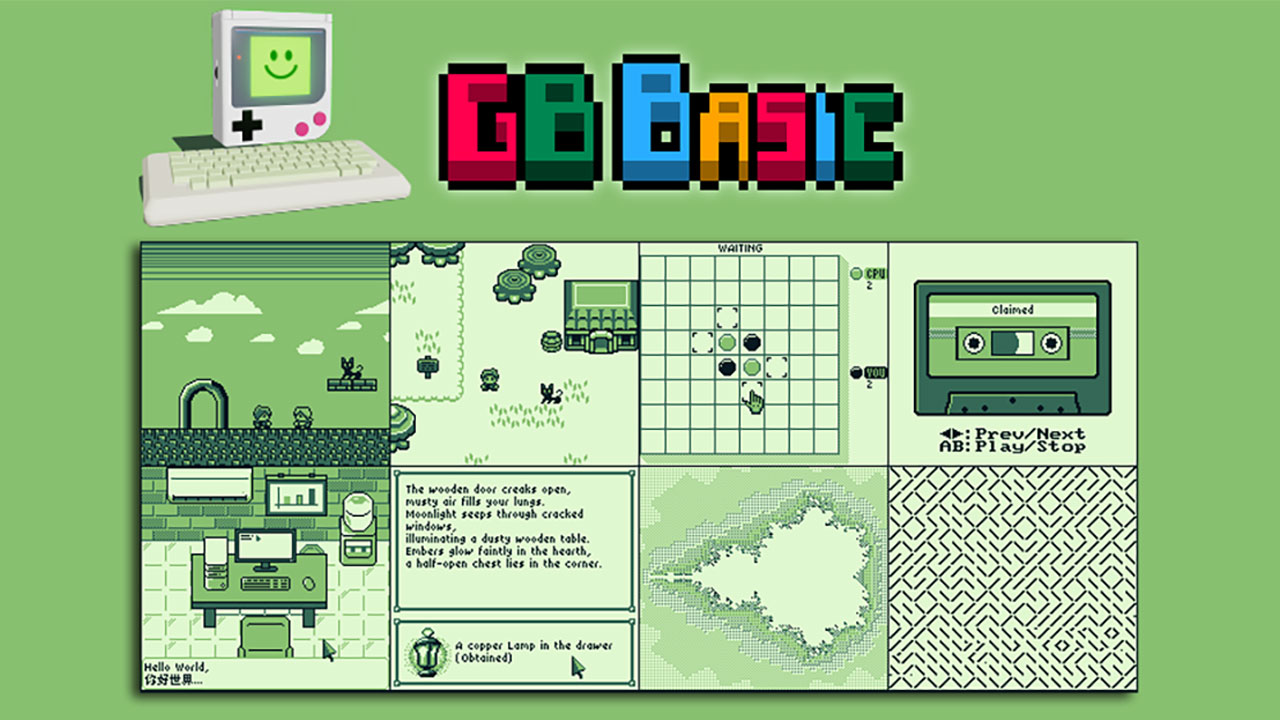 ゲームボーイ実機で動くROMを作れる「GB BASIC v1.14」公開! BASIC/ASM対応のコードデバッガーを追加