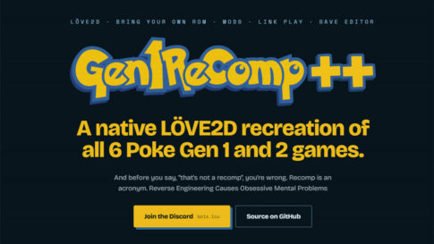 『ポケモン ルビー／サファイア』もPCなどで再構築。「Gen1Recomp」が第3世代含む11作品に対応