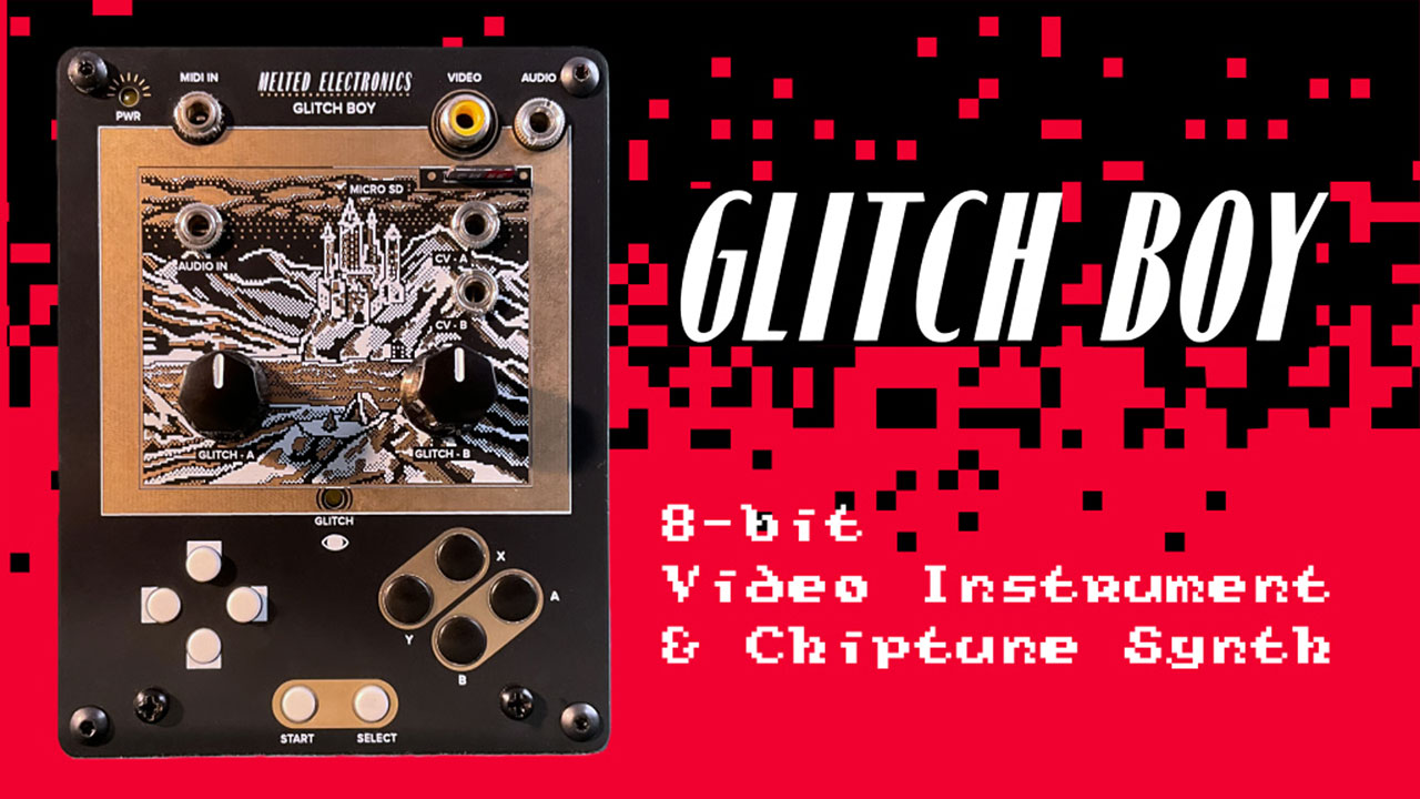 レトロゲームの「画面バグ」を自在に操る!映像も音も変化させる8bit装置『Glitch Boy』