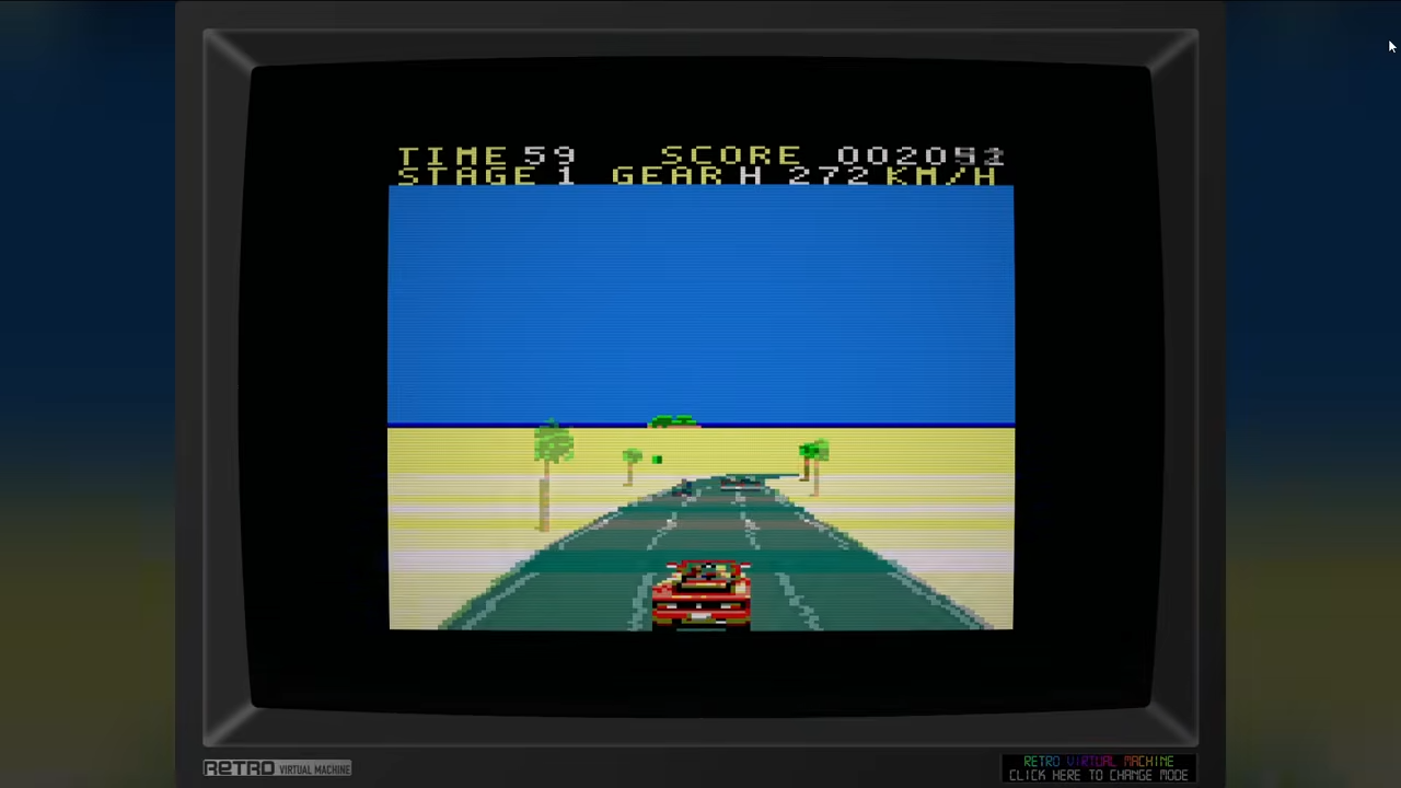 マスターシステム版『Out Run』をAmstrad CPCへ移植した『Outrun 2026』無料公開。全15ステージを収録