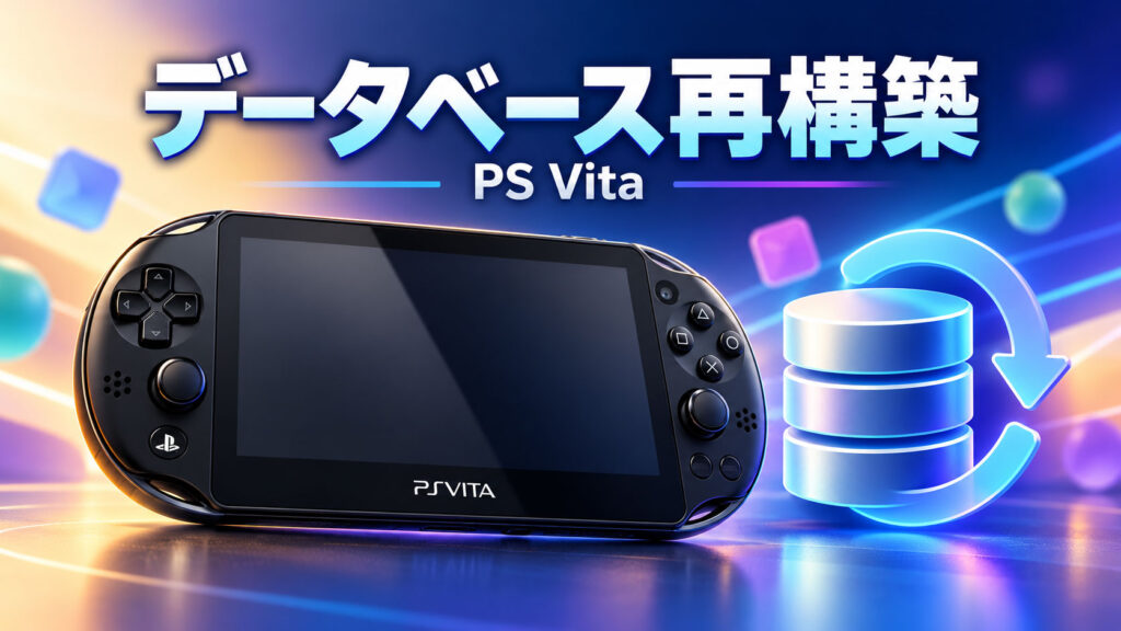 PS Vitaのデータベース再構築に対応！ 非公式ツール『PS Vita Recovery Menu』v1.1.6公開