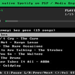PSP本体でSpotifyが再生可能に!非公式アプリ「PSPotify ME」の初公開版が登場