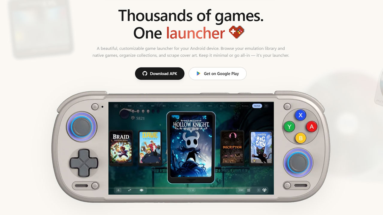 Androidレトロ携帯機をブラウザーから管理。「RetroHrai! 0.6.0」通常版公開、テーマやゲーム中Quick Menuも追加