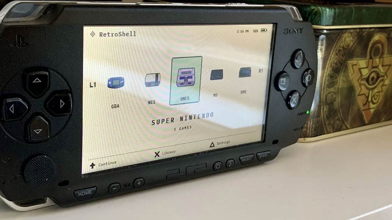 PSPでレトロゲームをまとめて管理!「RetroShell」最新ベータで9種類のエミュレーターを同梱、セーブ管理も強化