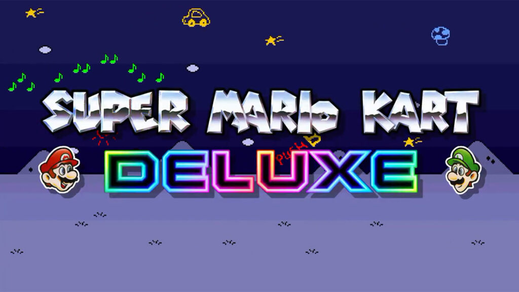 SFC『スーパーマリオカート』大型ROM Hack「Super Mario Kart Deluxe」12月25日公開へ。8キャラ・6カップ・300ccを追加