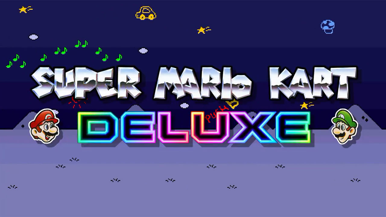 SFC『スーパーマリオカート』大型ROM Hack「Super Mario Kart Deluxe」12月25日公開へ。8キャラ・6カップ・300ccを追加