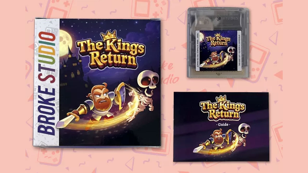 ゲームボーイカラー向け新作『The King's Return』が登場！ 全6ワールドの冒険を実カートリッジで楽しめる