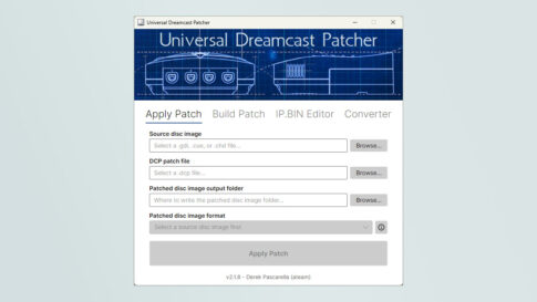 ドリームキャスト用パッチツール「Universal Dreamcast Patcher 2.1.8」公開！独自の起動情報が失われる問題を修正