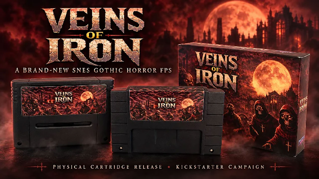 スーファミ実機で30fpsの3DホラーFPSを目指す!『Veins of Iron』が専用カートリッジの製品化へ