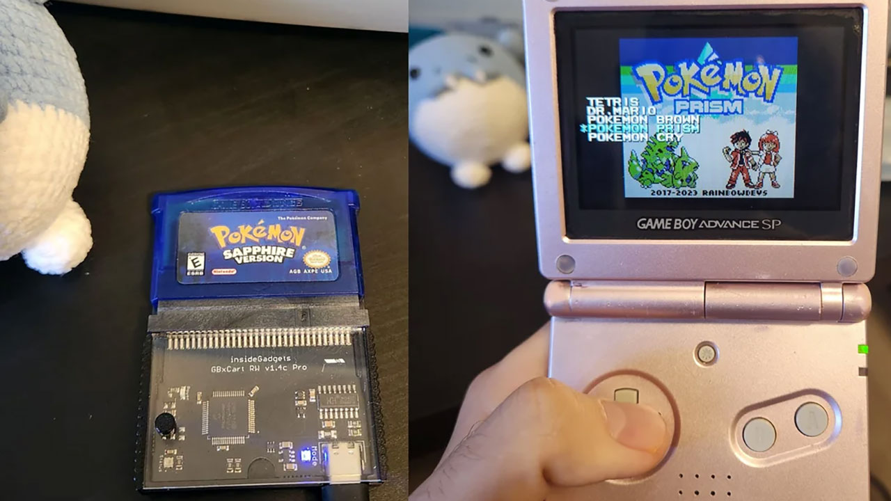 偽物のGBA版『ポケモン サファイア』がフラッシュカートに!? GB/GBC作品を動かす改造例が公開